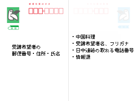 返信面の書き方