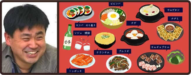 韓国料理のクリップアートイラスト
