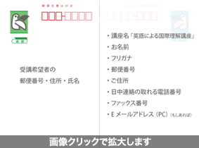 返信面の書き方